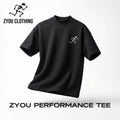 ZYOU The Peformance Tee 抗菌短袖宽松中高领男款T恤